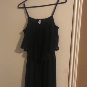 Maxi black dress